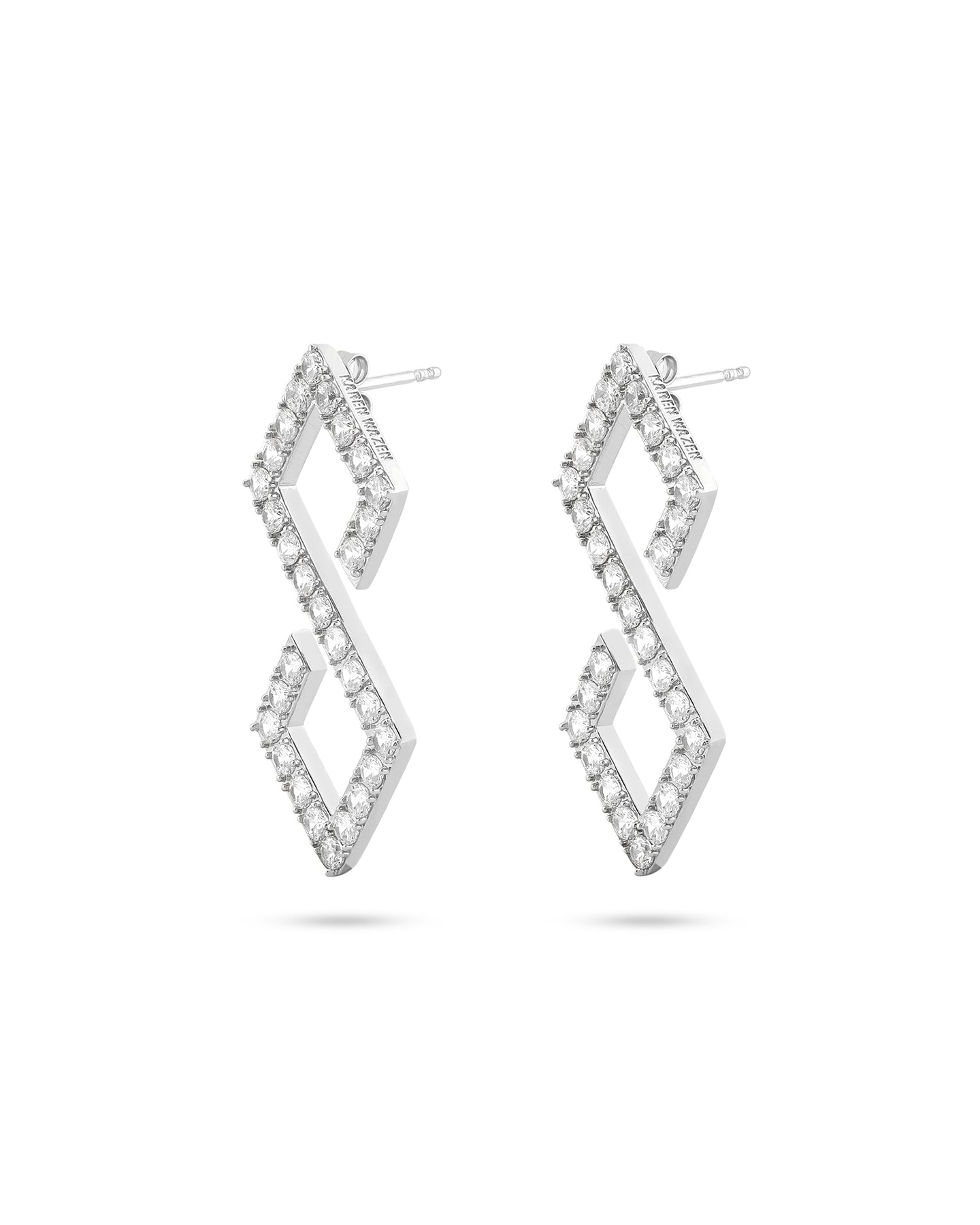 Bond Silver Jeweled - 40MM - KAREN WAZEN